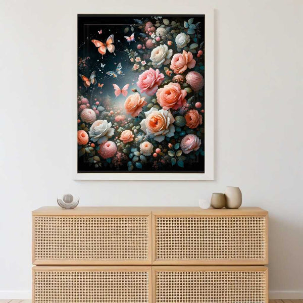 Paint by Numbers - Roses and Butterflies