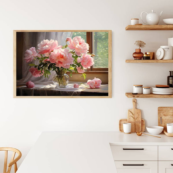 Flowers, Pink - Paint by Numbers