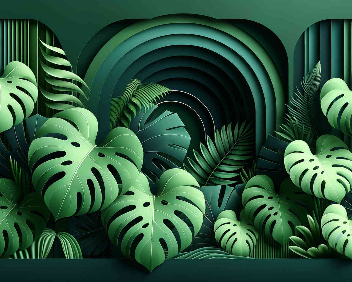 Paint by Numbers - Leaves Monstera Deliciosa
