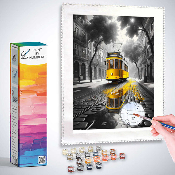 Paint by Numbers - Yellow Tram