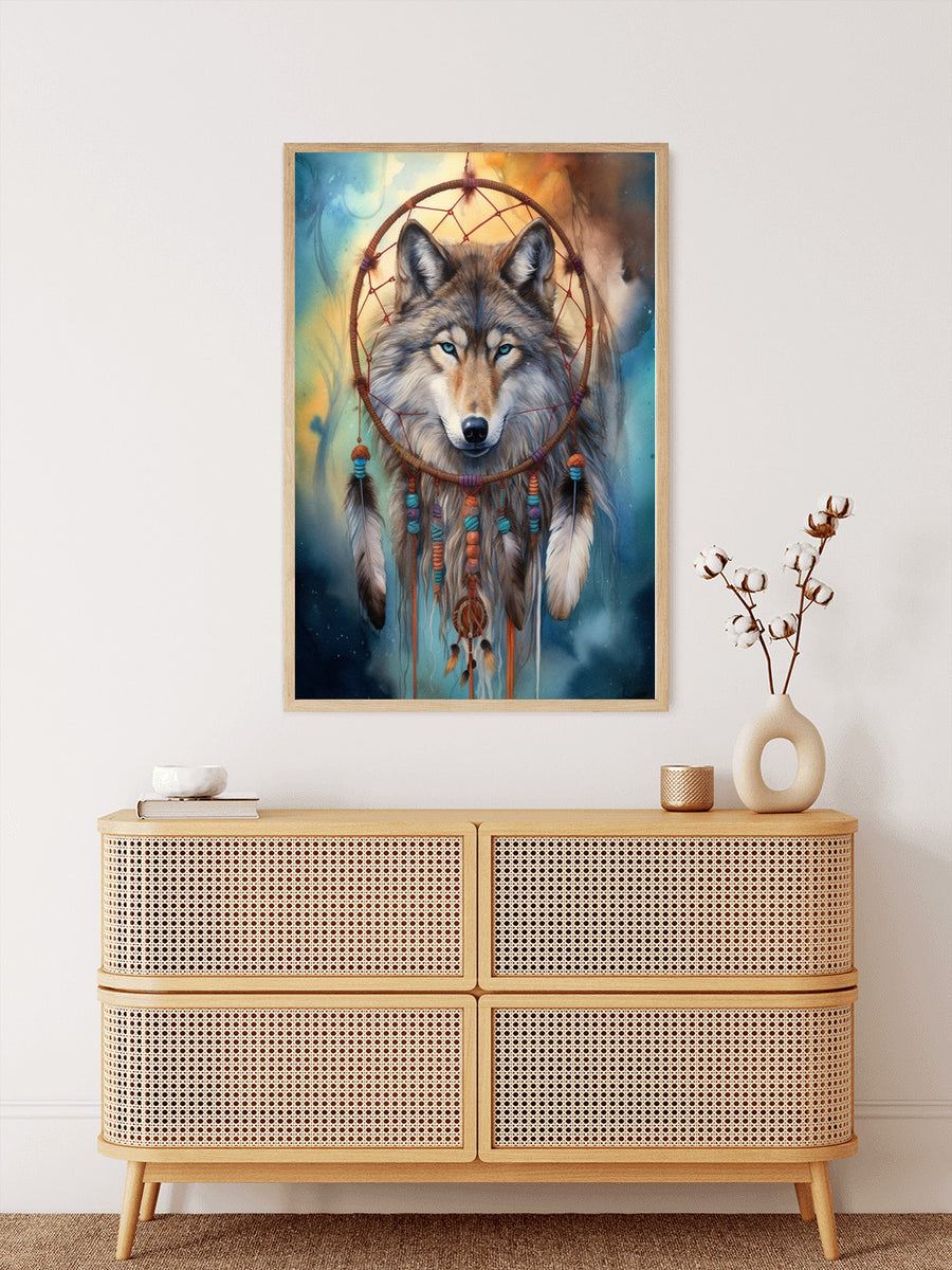 Wolf, Mystery - Paint by Numbers