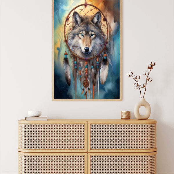 Wolf, Mystery - Paint by Numbers