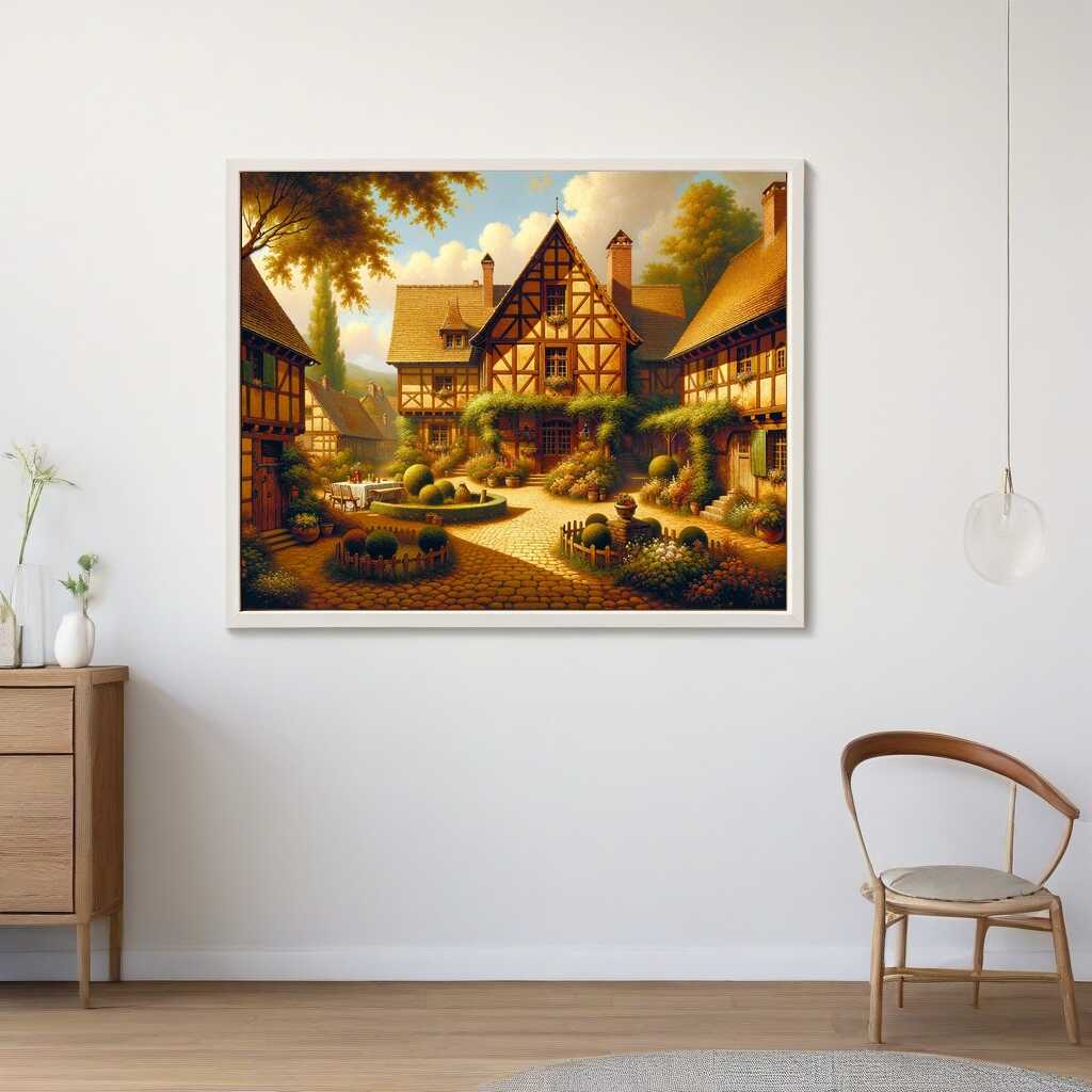 Paint by Numbers - Half-timbered farm