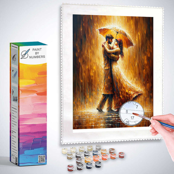 Paint by Numbers - Dancing Rain Couple