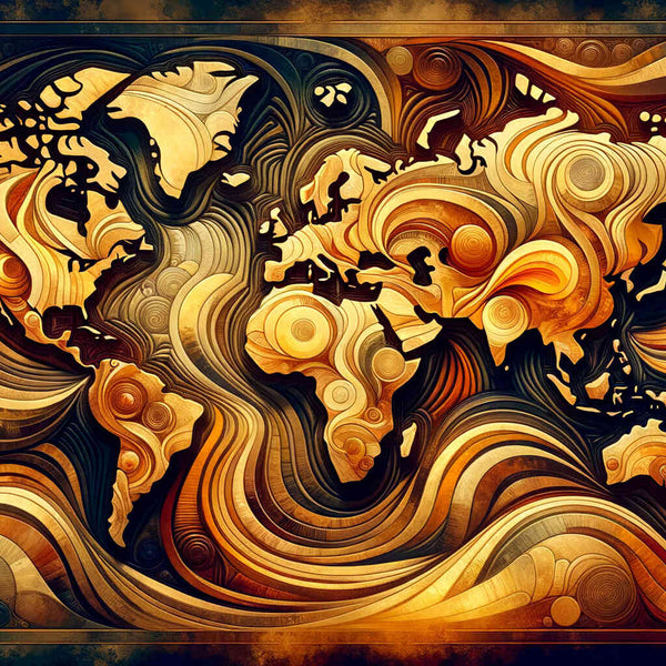World map - Paint by Numbers