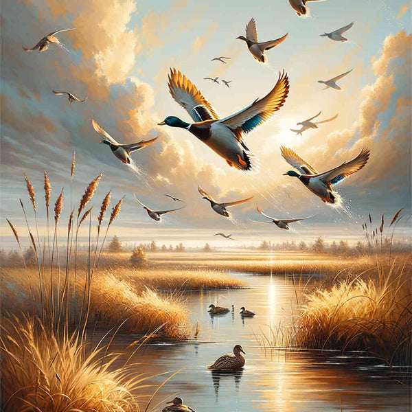 Paint by Numbers - Duck flight