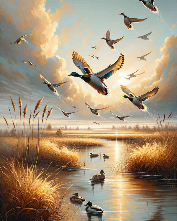 Paint by Numbers - Duck flight