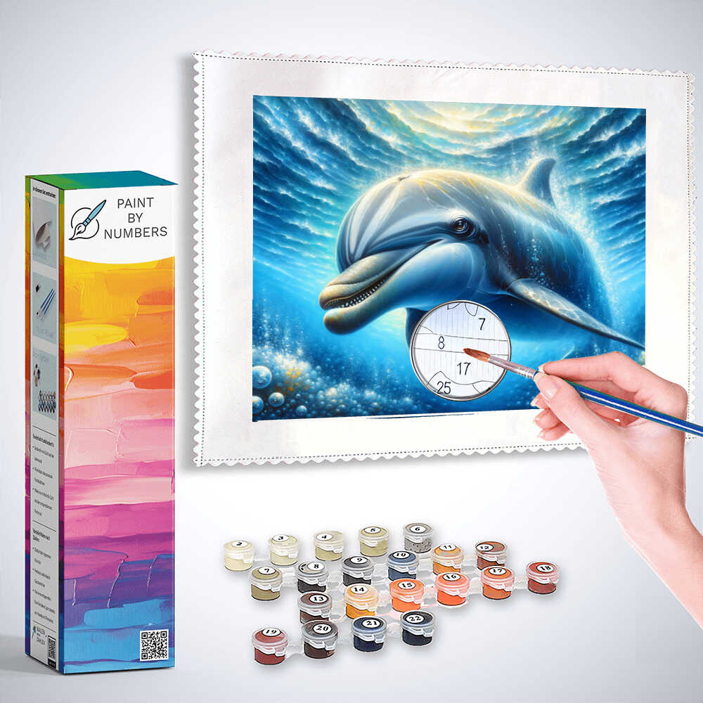 Paint by Numbers - Dolphin