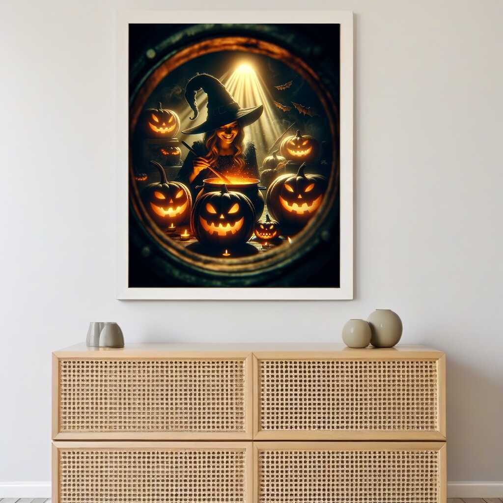 Paint by Numbers - Witch Cooks