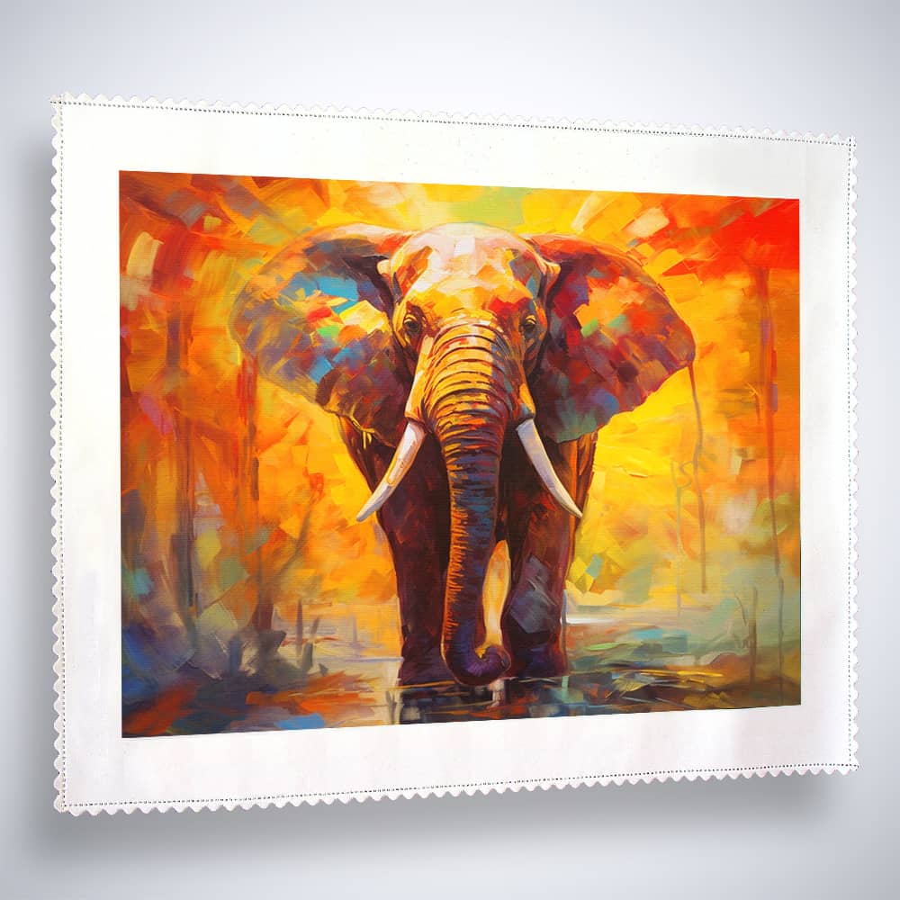 Elephant, art painting - Paint by Numbers