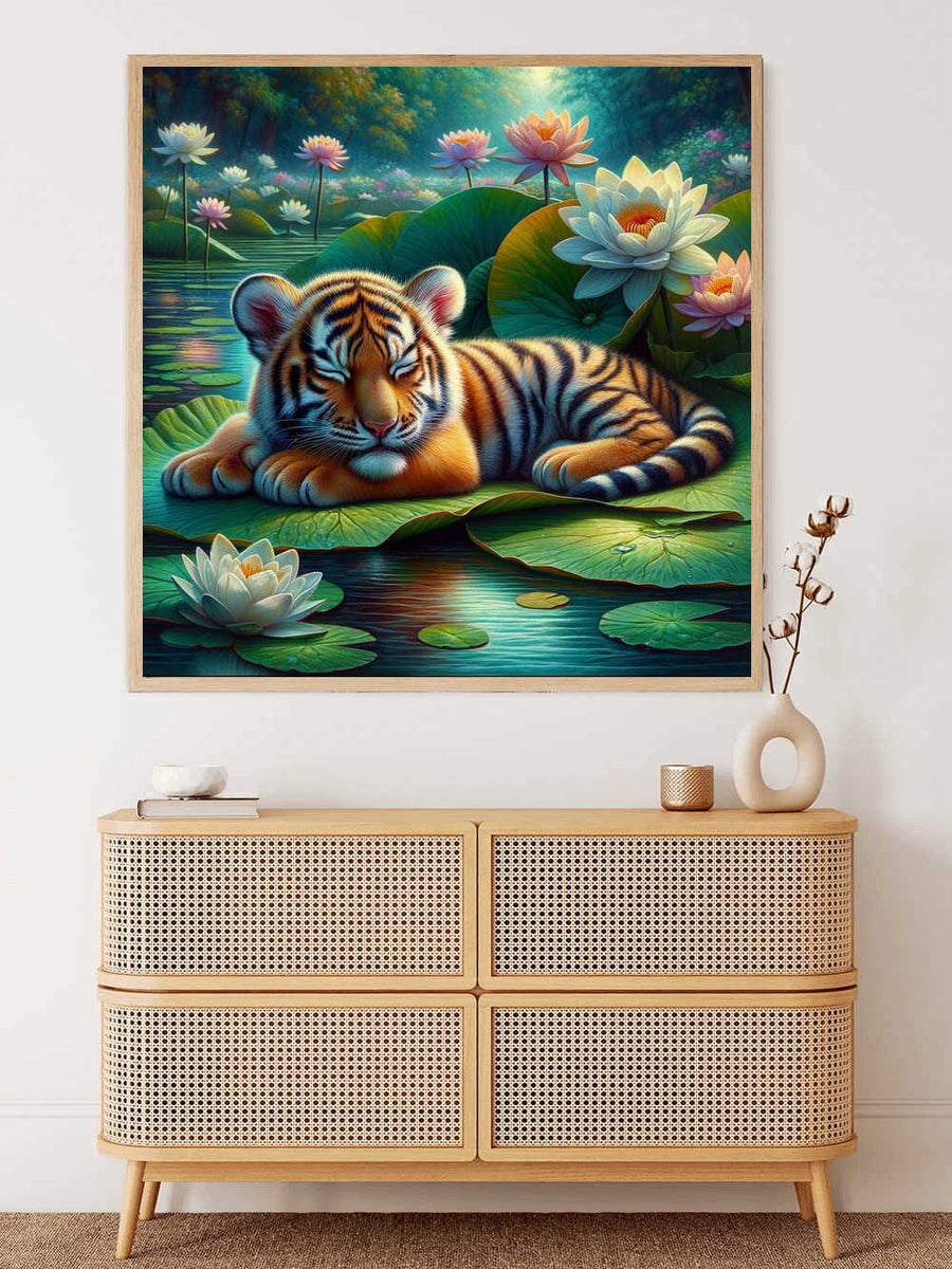 Paint by Numbers - Little Tiger Sea Rose
