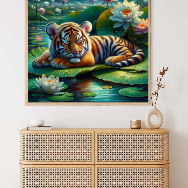 Paint by Numbers - Little Tiger Sea Rose