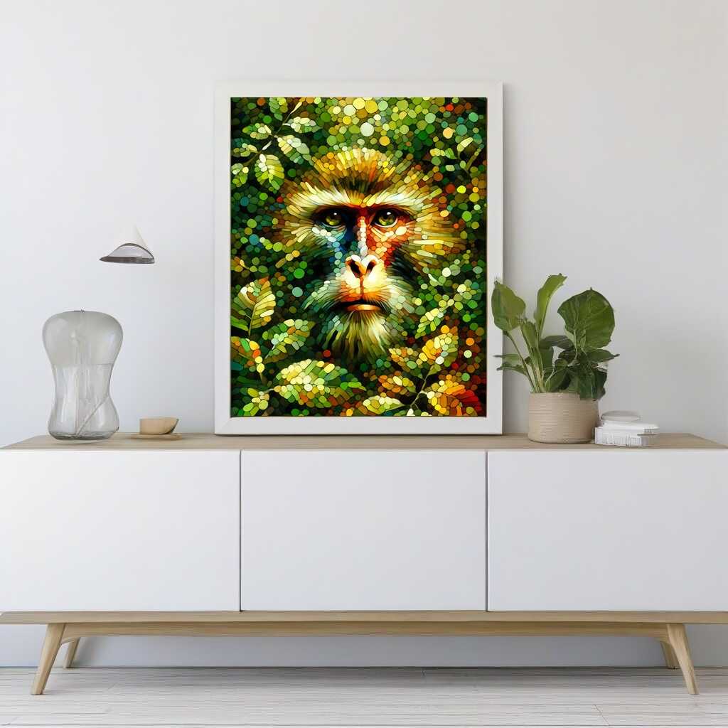 Paint by Numbers - Monkey Portrait