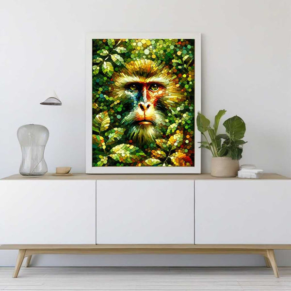 Paint by Numbers - Monkey Portrait