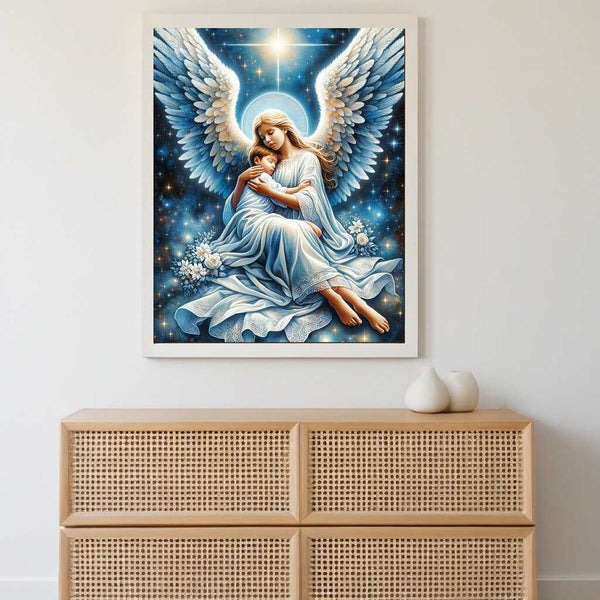 Paint by Numbers - Child with Guardian Angel