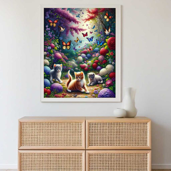Paint by Numbers - Cat Garden