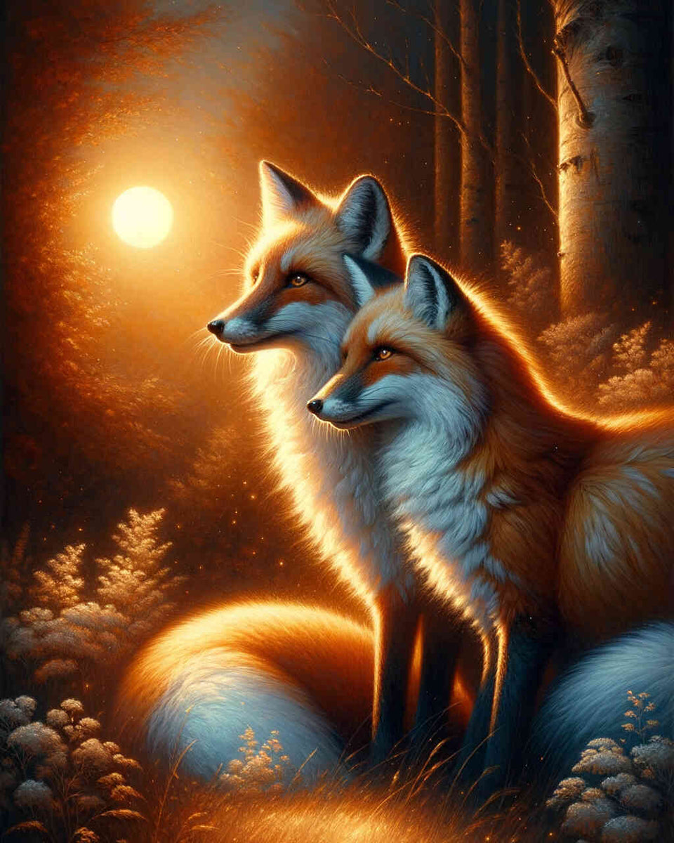 Paint by Numbers - Fox Parchment