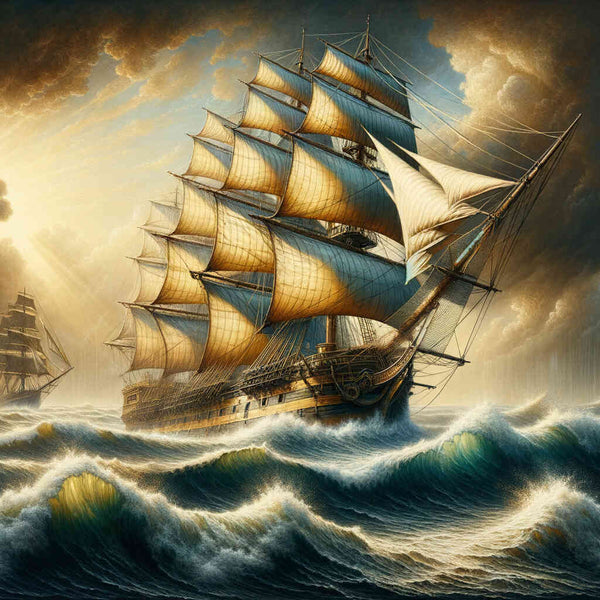 Three-master - Paint by Numbers