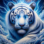 Diamond Painting - Beautiful Snow Tiger