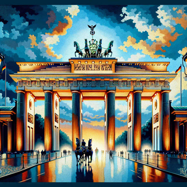 Paint by Numbers - Berlin Brandenburg Gate