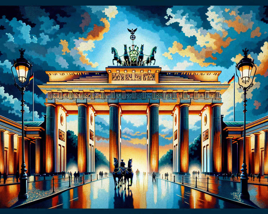 Paint by Numbers - Berlin Brandenburg Gate