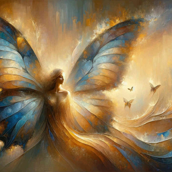 Butterfly, woman - Paint by Numbers