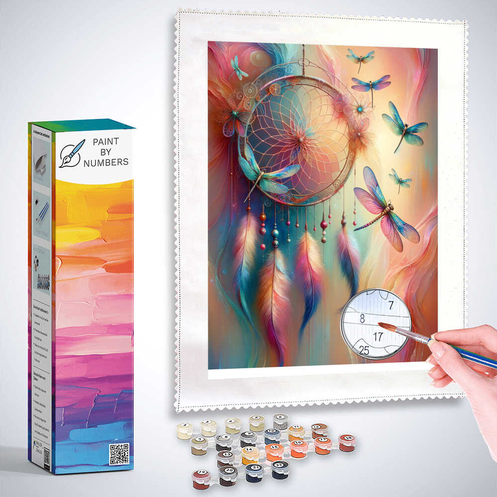 Paint by Numbers - Dragonfly Dream Goblet