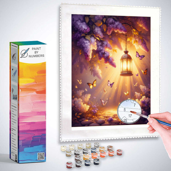Paint by Numbers - Lantern with Lilac