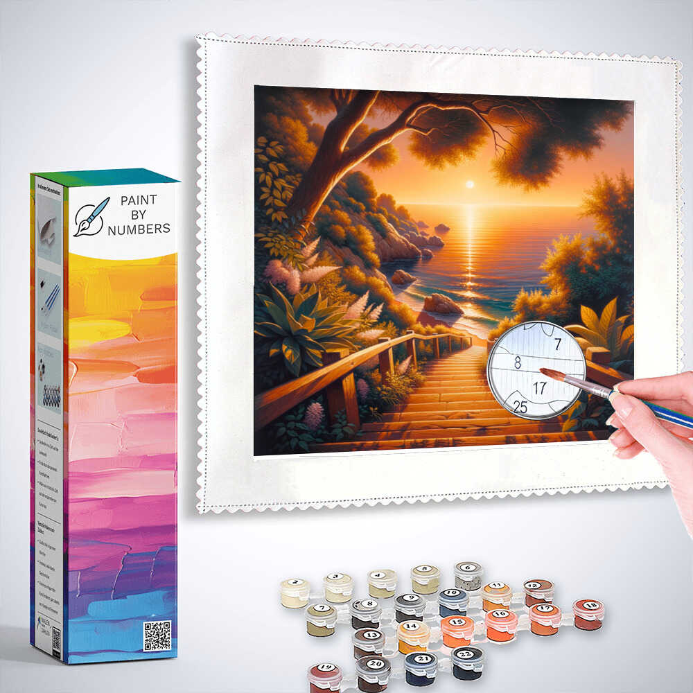 Paint by Numbers - Stairway to the Sea