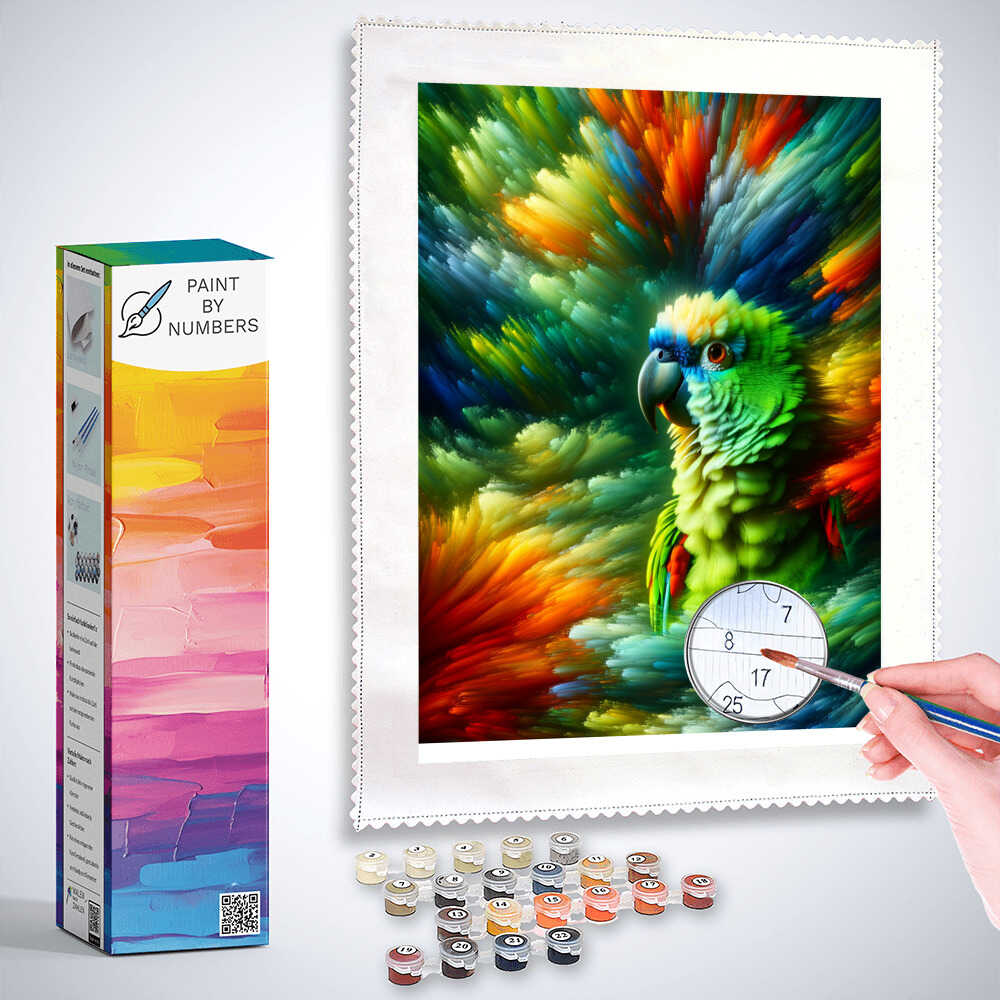 Paint by Numbers - Gruner Parrot