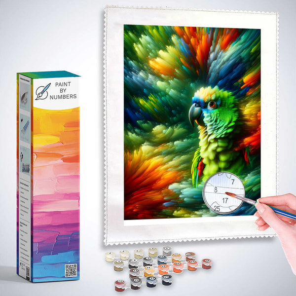 Paint by Numbers - Gruner Parrot