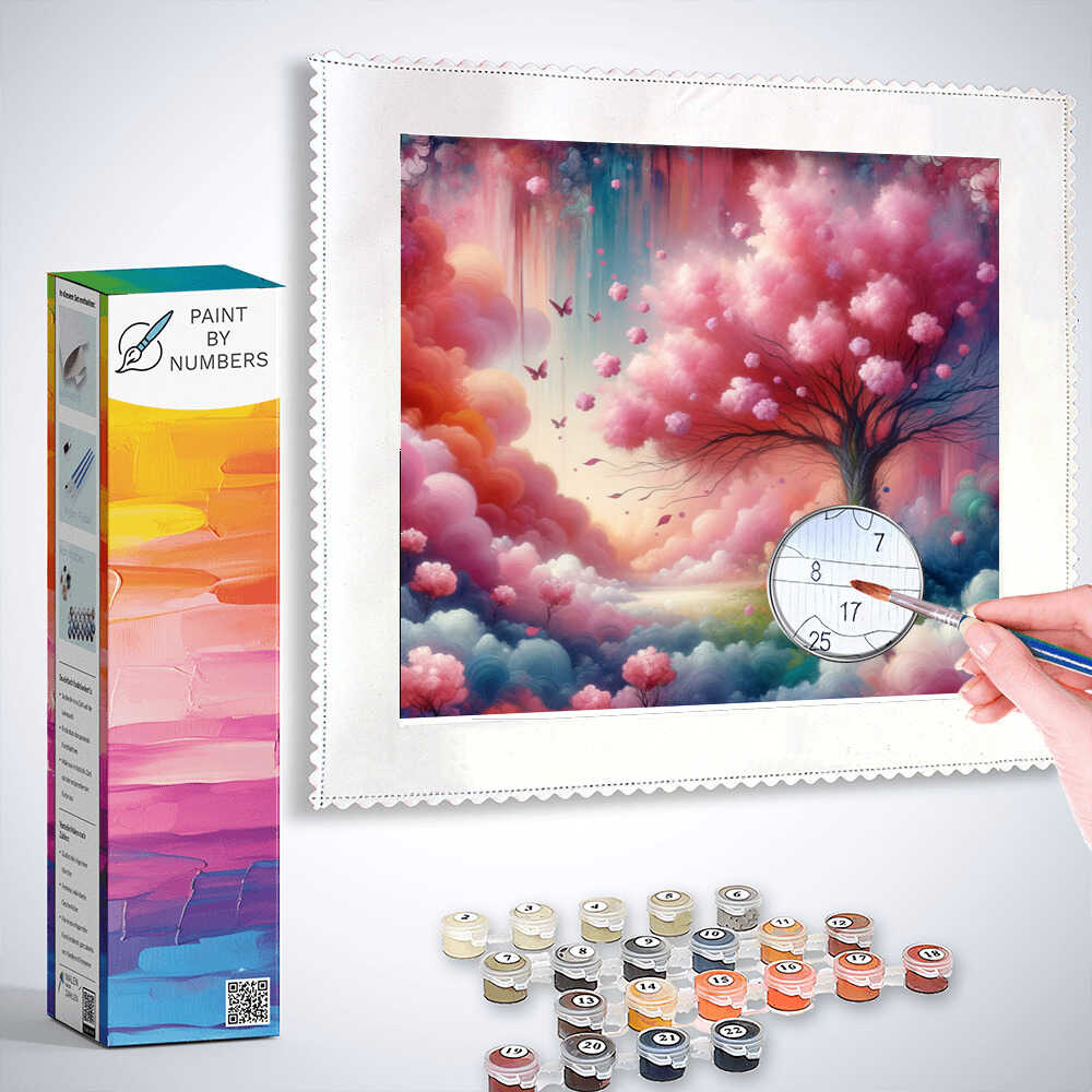 Paint by Numbers - Rosa Tree Dream