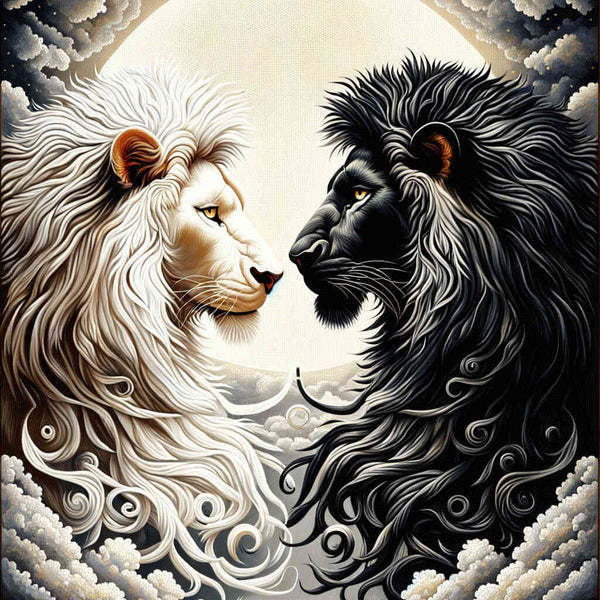 Paint by Numbers - White and Black Lowe