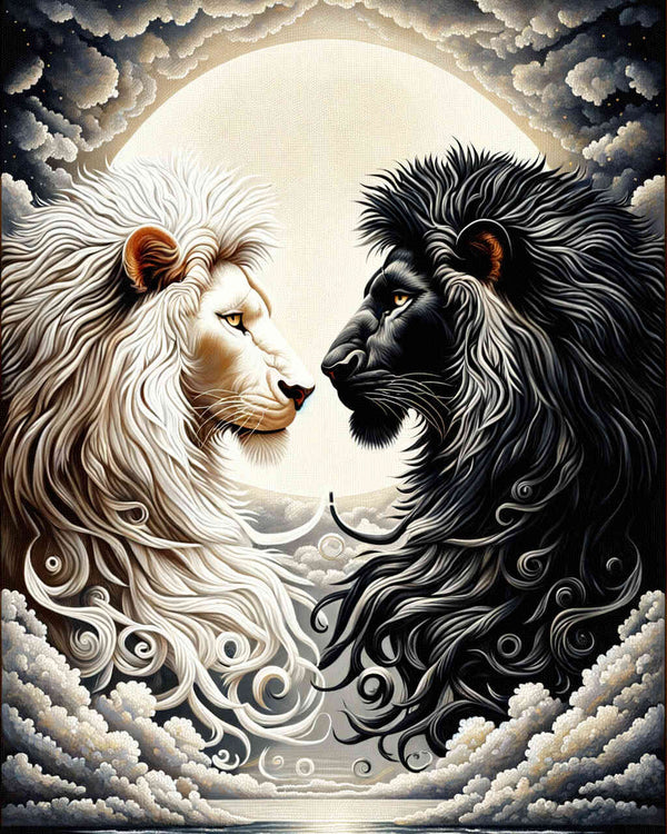 Paint by Numbers - White and Black Lowe