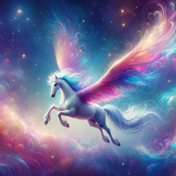 Paint by Numbers - Flying Pegasus