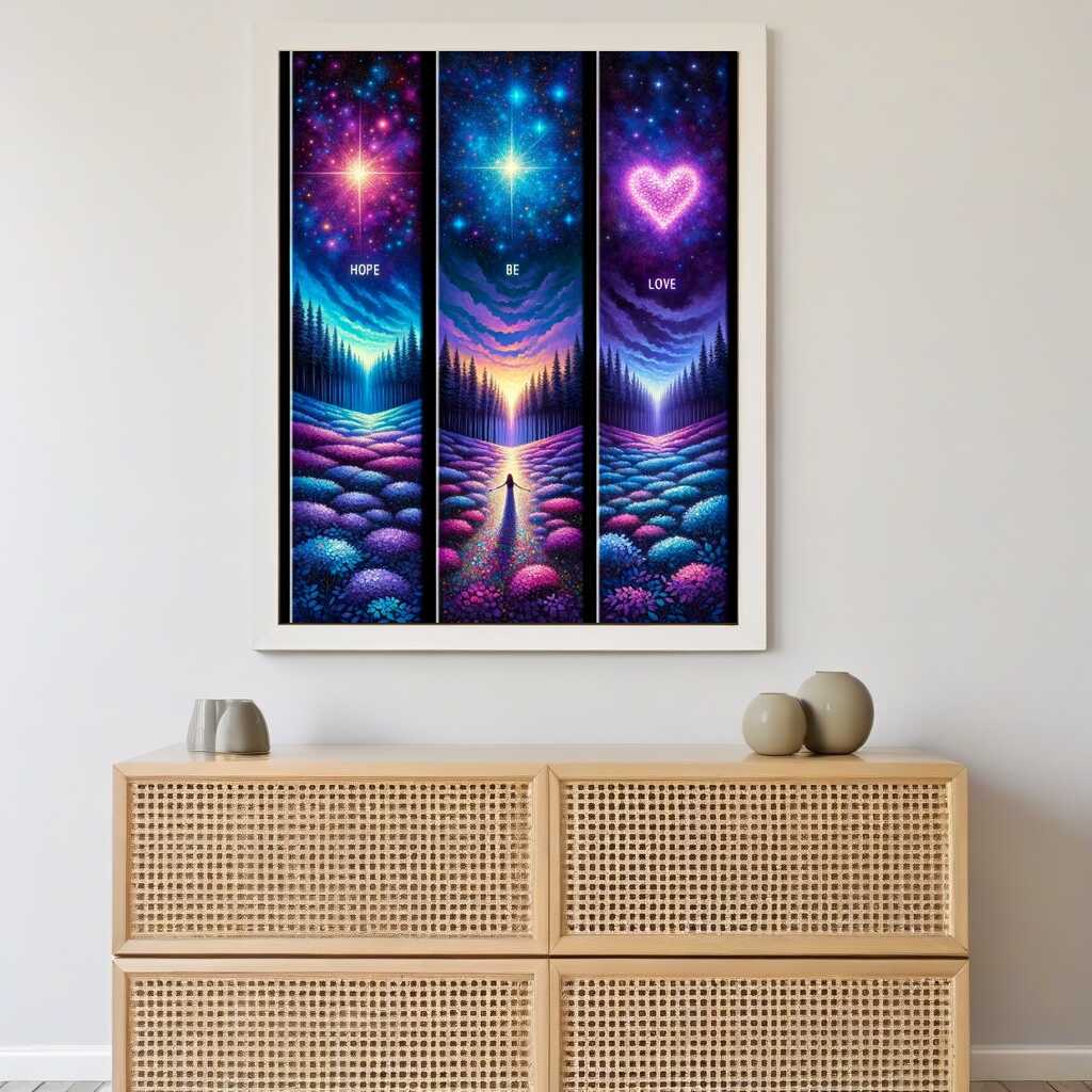 Paint by Numbers - Hope, Belive, Love