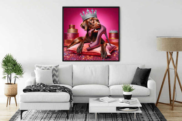 Paint by Numbers - King dog with pumps