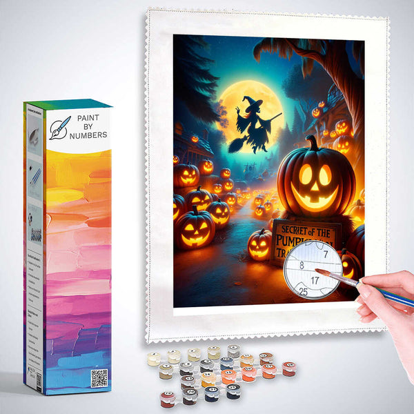 Paint by Numbers - Halloween Curb Man