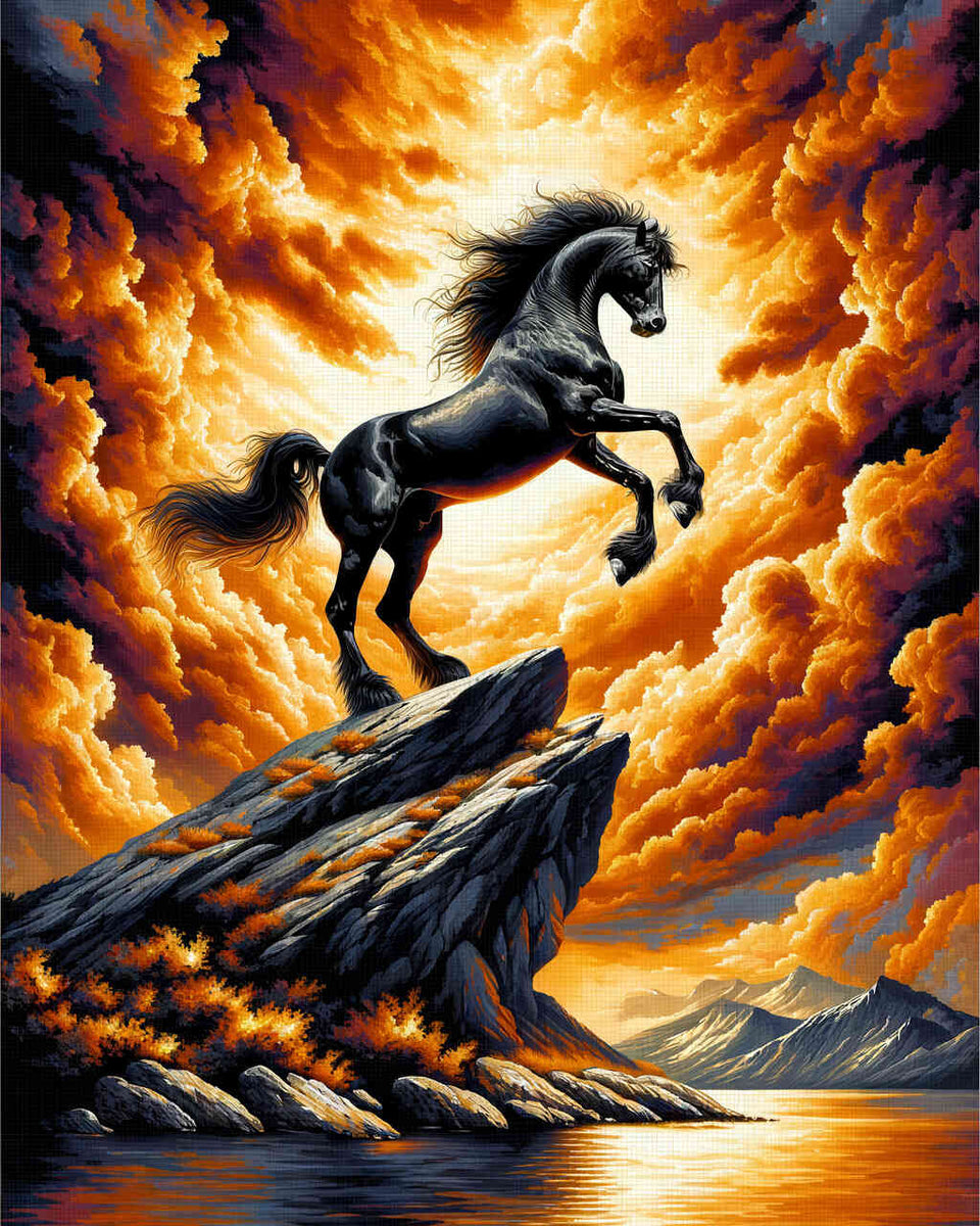 Paint by Numbers - Magnificent stallion