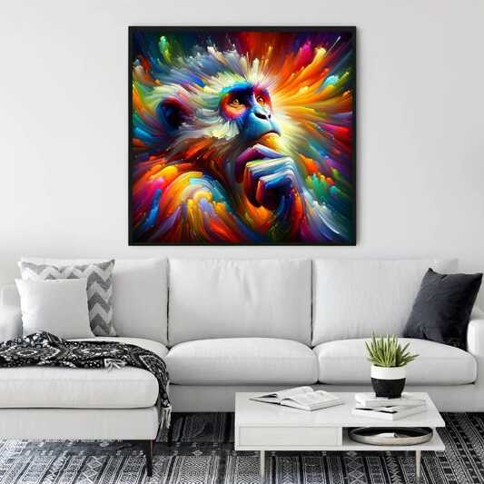 Paint by Numbers - Monkey, Tinking of