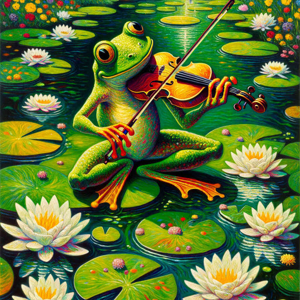 Paint by Numbers - Frog Concert Fiddle