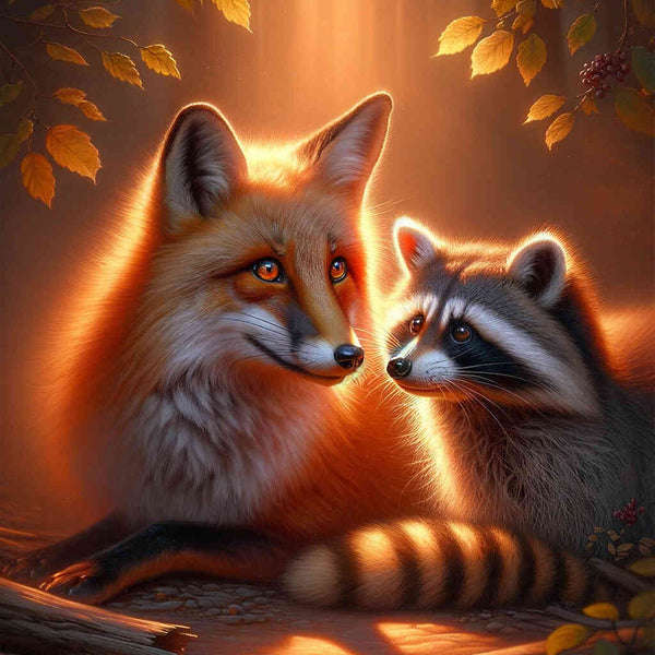 Paint by Numbers - Fox and Washable Friends
