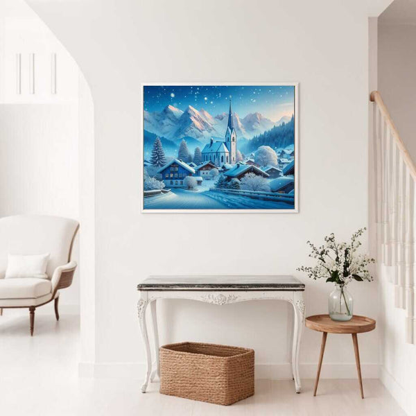 Winter village - Paint by Numbers
