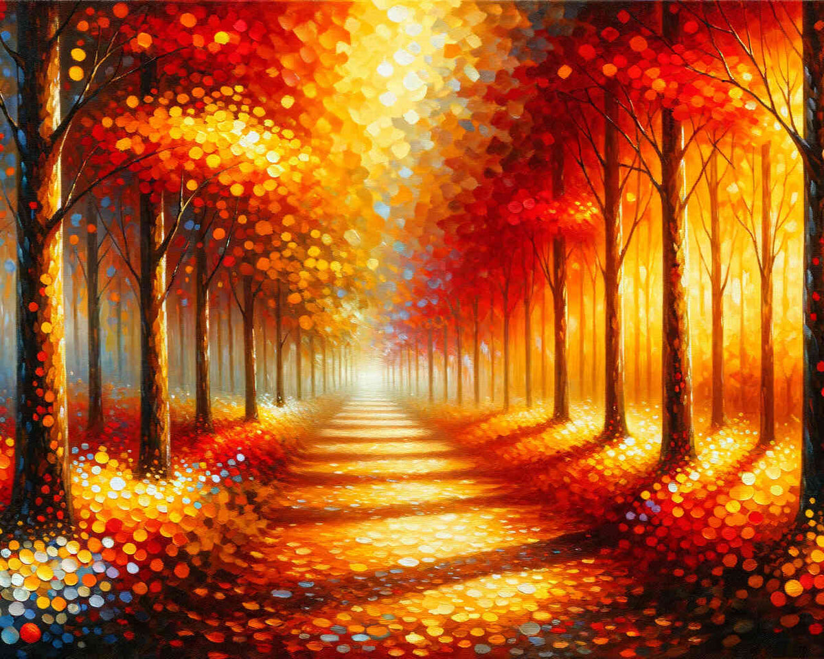 Paint by Numbers - Autumn walk