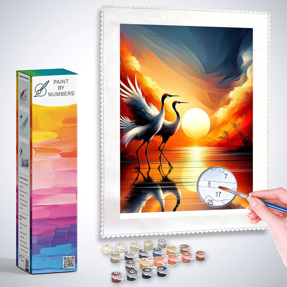 Cranes - Paint by Numbers