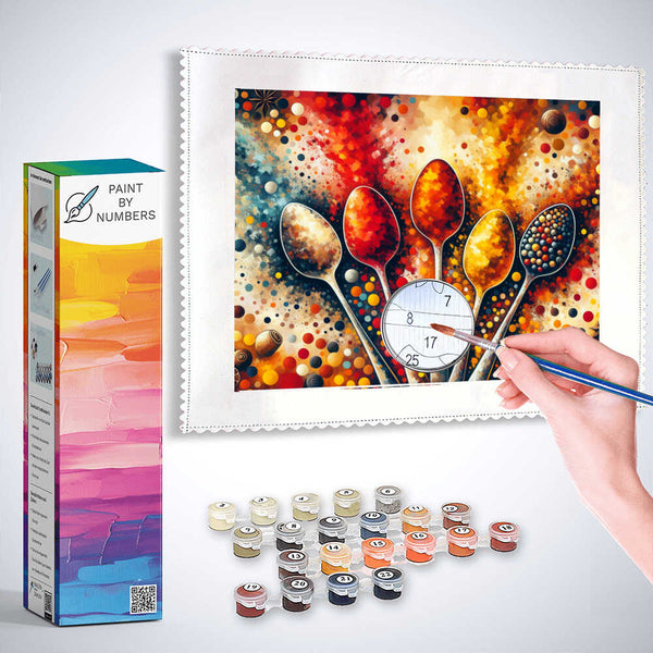 Paint by Numbers - Color impression, spices