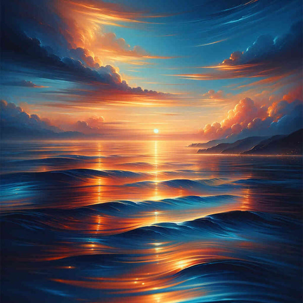 Paint by Numbers - Gentle swell, evening