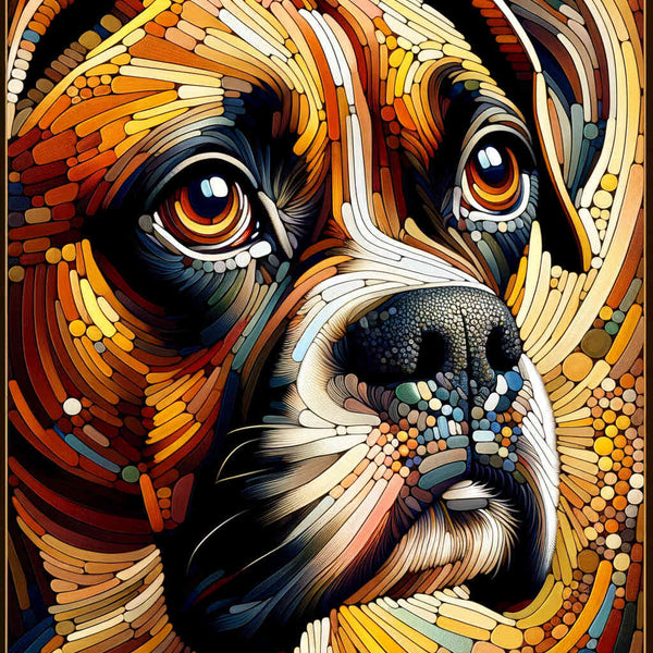 Paint by Numbers - Boxer, Portrait