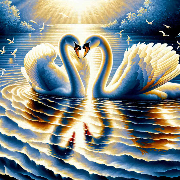 Paint by Numbers - Swan symbiosis