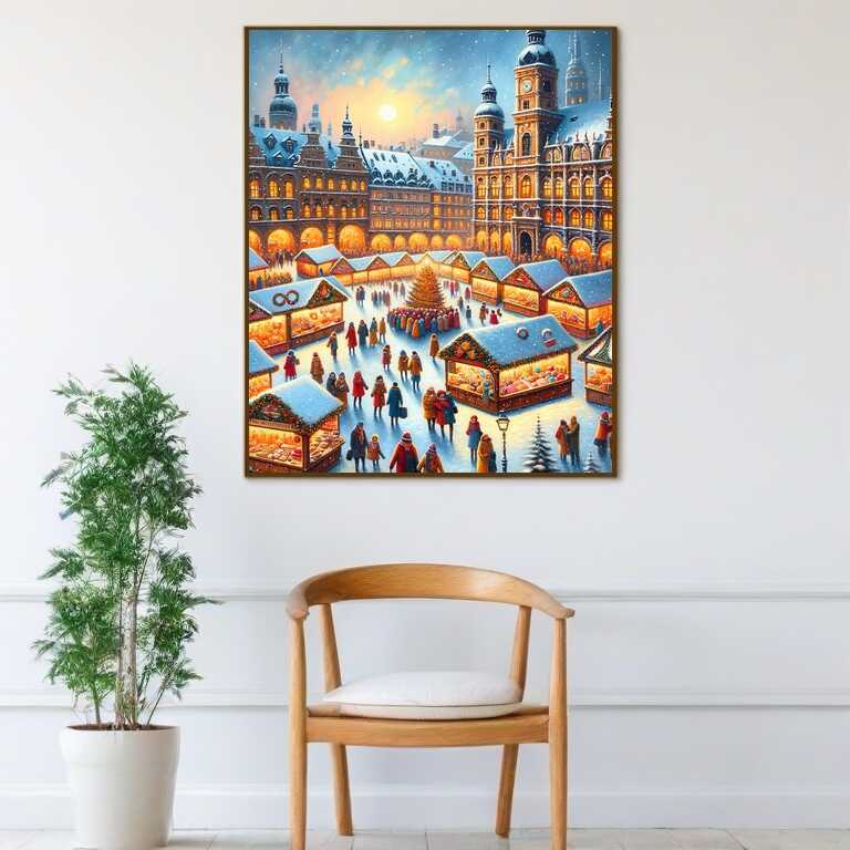 Christmas market - Paint by Numbers